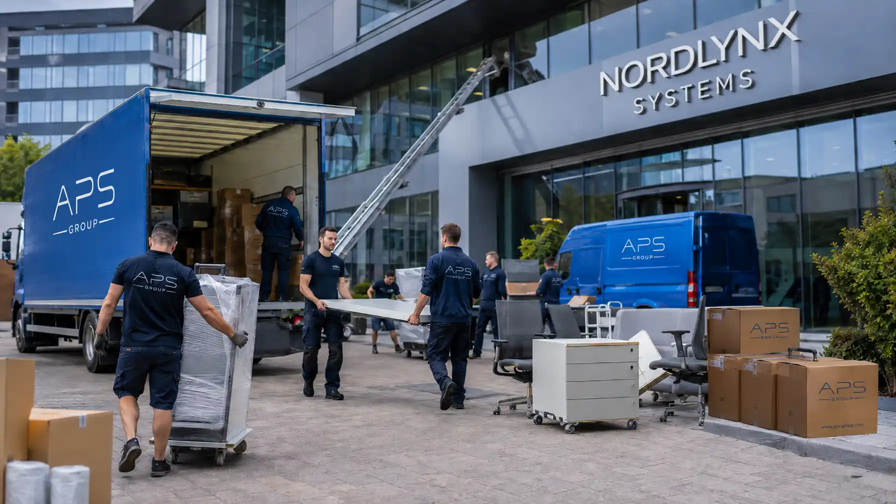 Umzugsunternehmen in Leipzig für großen Firmenumzug und Büroumzug