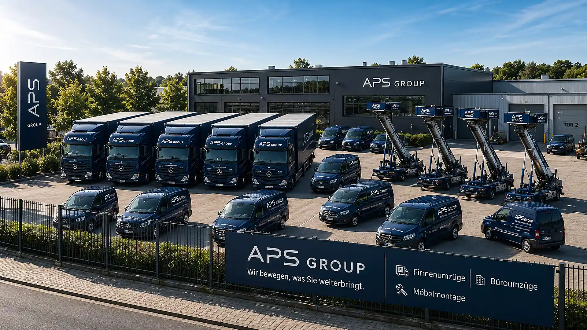 APS Group Umzugsunternehmen für Firmenumzüge, Büroumzüge und Möbelmontage